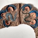Depression / Choose Life, Dreamwork, Healing from shame, ceramic relief sculpture, wall hung, indoor, outdoor
