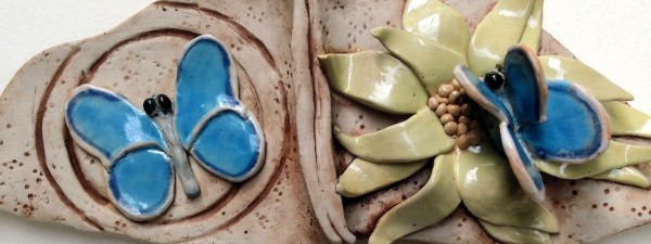Self as Center of life / Self as Participant in life, Healing  from Shame, ceramic sulpture for wall